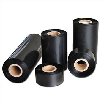 Termotransferová stuha 110 mm * 300 mm černá prémiová vosková stuha pro tiskárnu
