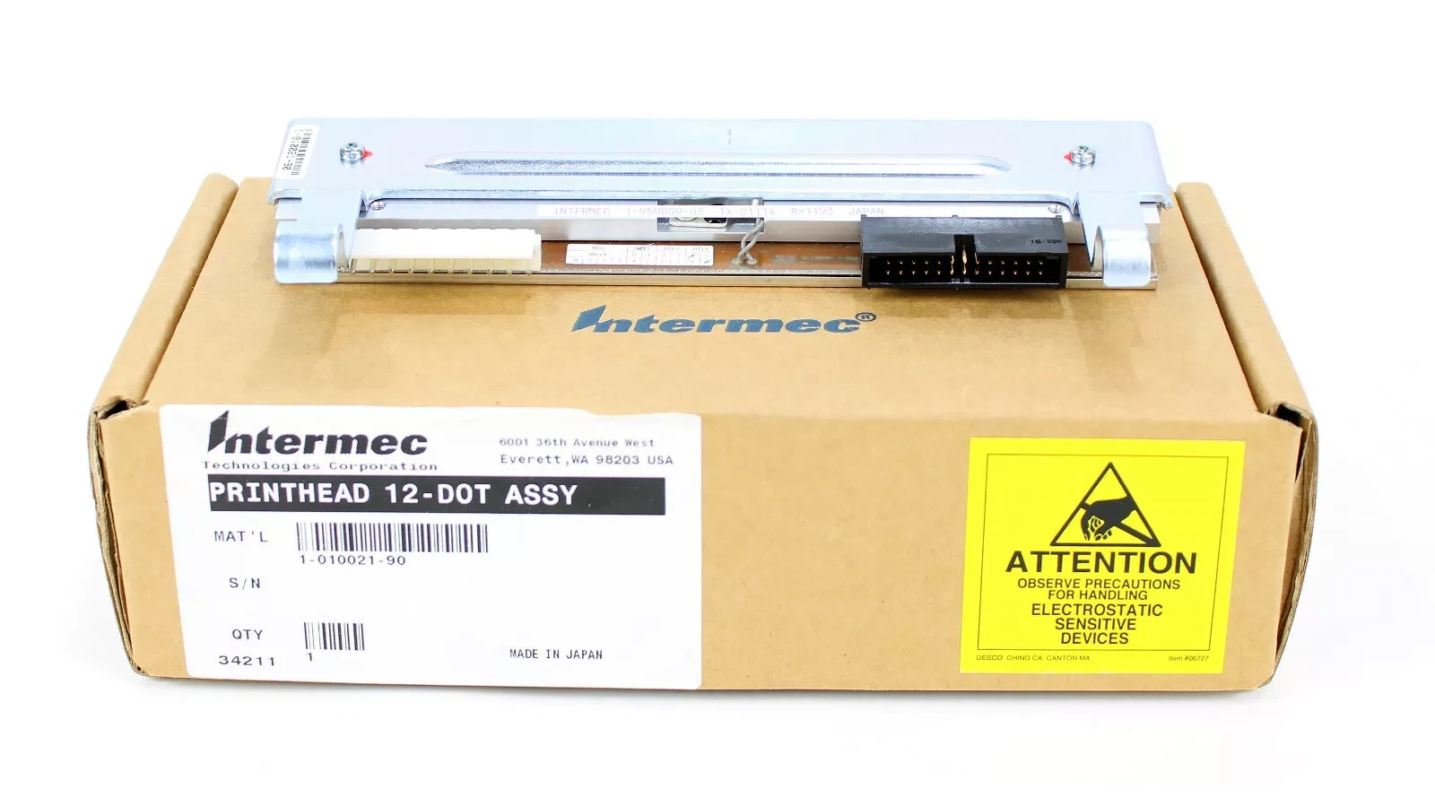 Intermec: EasyCoder 601 XP OEM Printhead 300dpi 1-010021-90