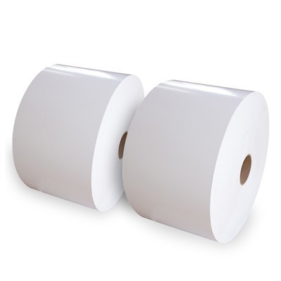 Jumbo Roll Pololesklý papírový štítek Samolepící štítek